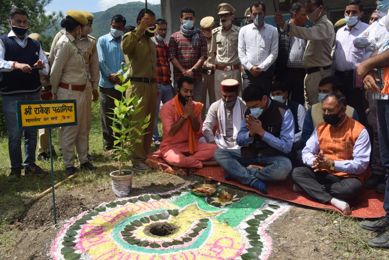 वन, युवा सेवाएं एवं खेल मंत्री राकेश पठानिया ने की वन महोत्सव कार्यक्रम में मुख्यातिथि के रूप में शिरकत