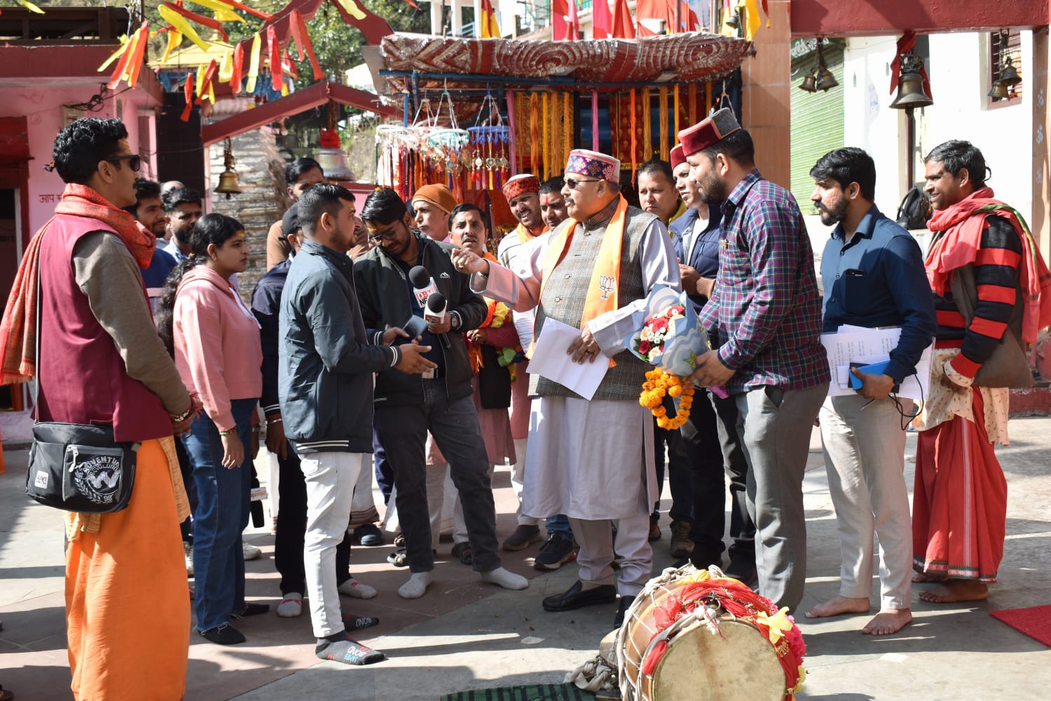 झूठी अफवाह फैलाकर केदारनाथ धाम पर बेवजह राजनीति कर रही कांग्रेसः महाराज