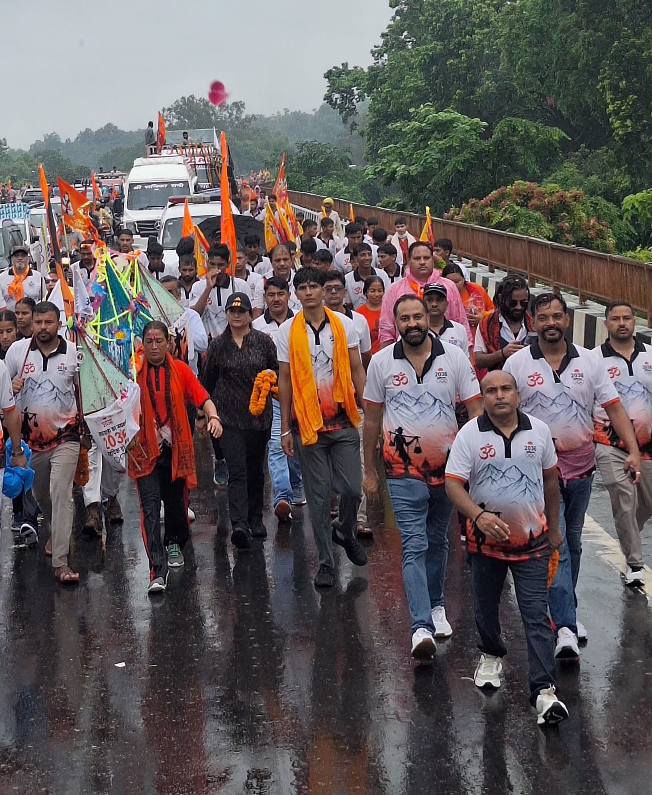 उत्तराखंड में गूँजा ‘2036 में ओलंपिक हमारा हो’ का नारा, हर की पैड़ी से ऋषिकेश तक निकली भव्य संकल्प यात्रा